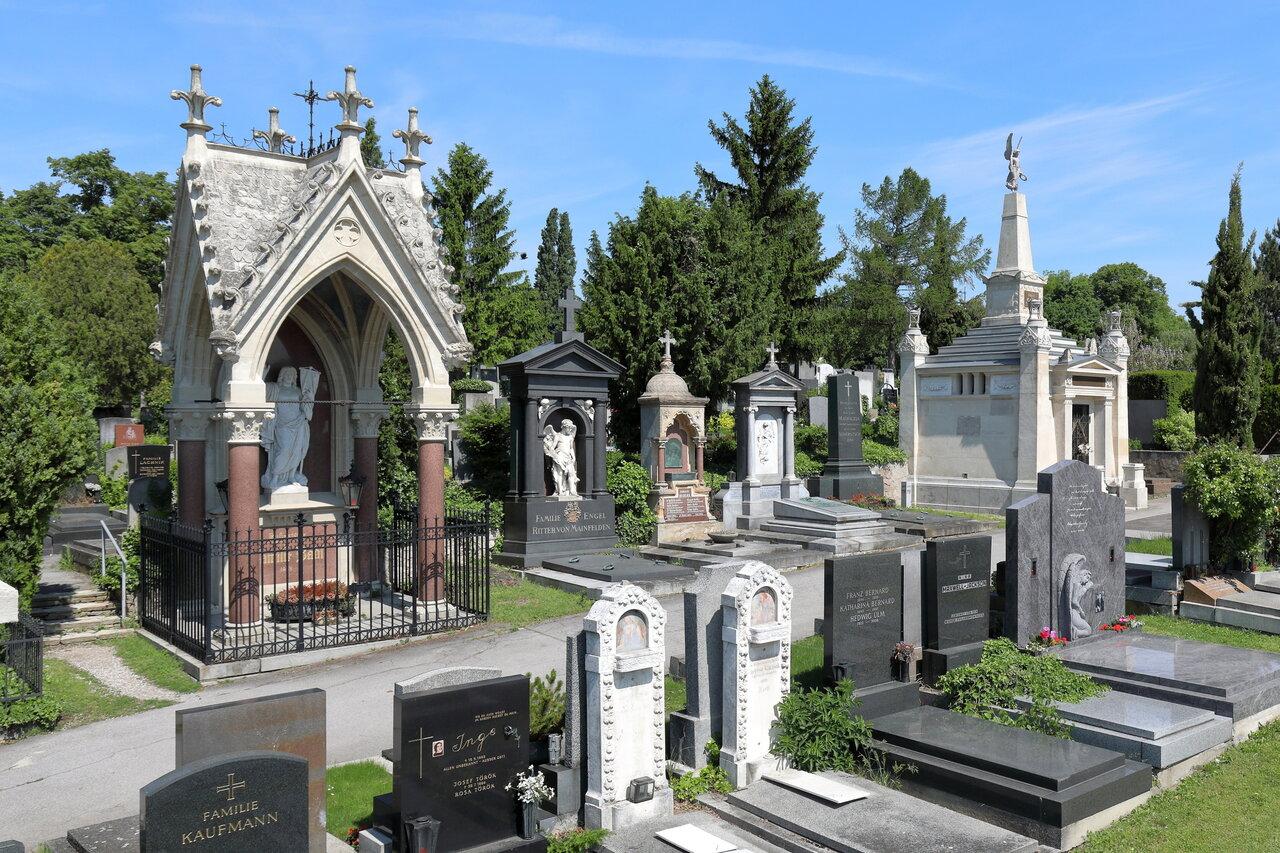 Надгробия кладбище Вена